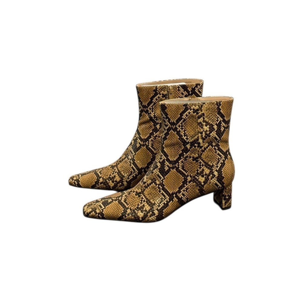 Katy Perry The Wanderering Bootie - Smooth Snake Embossed Print 8.5 (NIB)